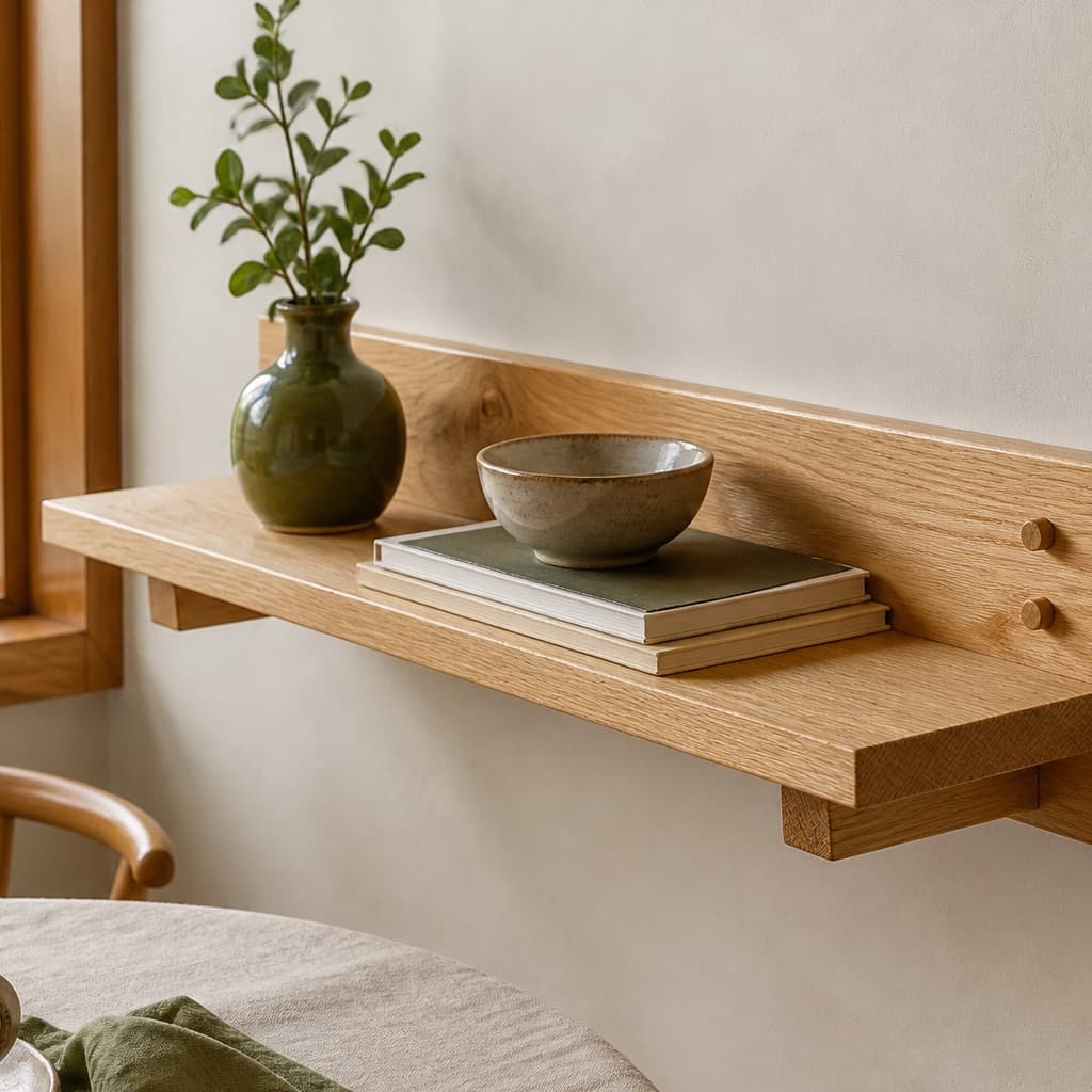 Natural Atlas Wall Shelf