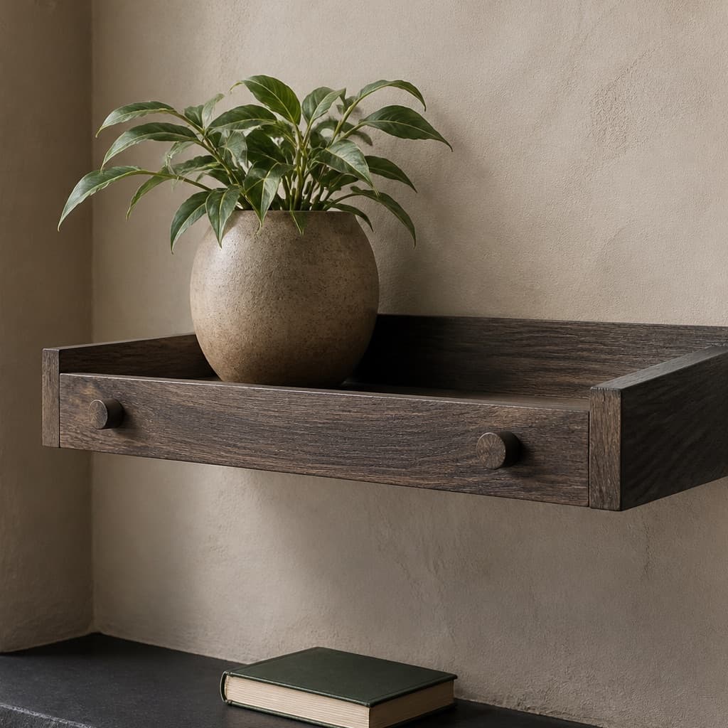 Smoked Atlas Wall Shelf