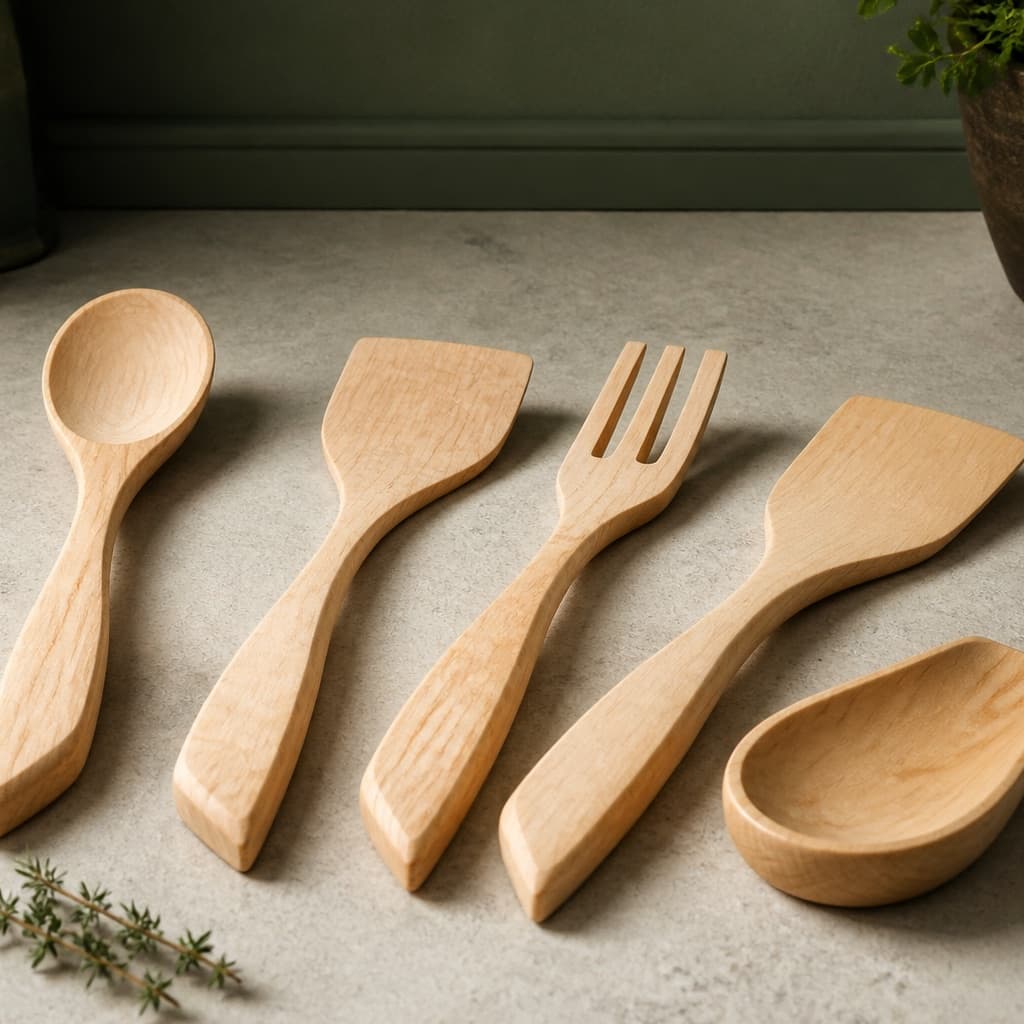 Maple Utensil Set